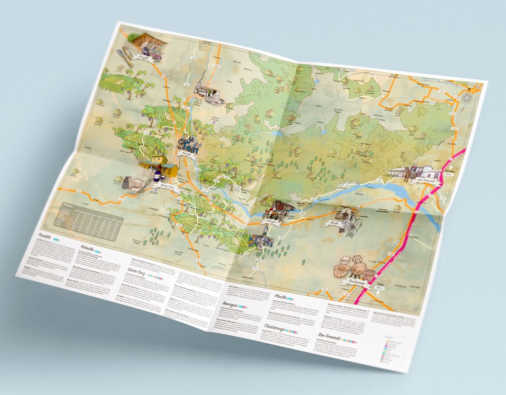 Alt164 - Caso - Colchagua Patrimonio Campesino - Marca y mapa - Mapa